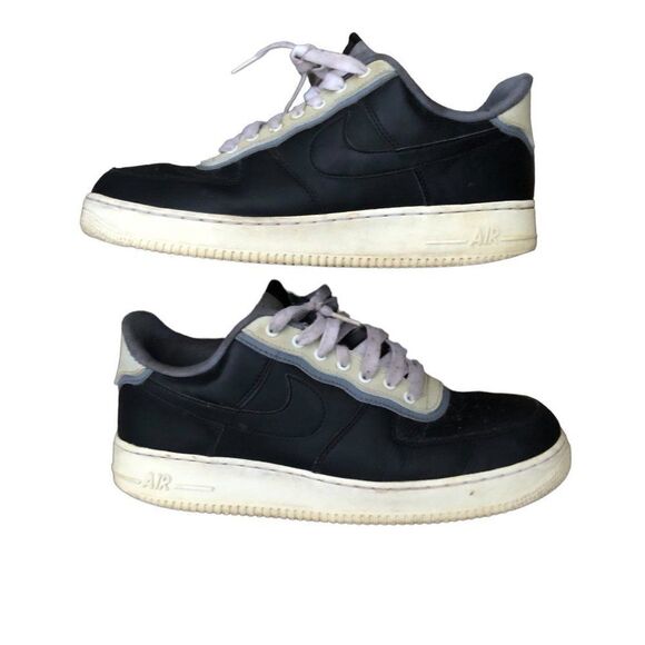 RARE Nike Air Force 1 Low '07 LV8 1 Black Pure Platinum Size 11 - Picture 6 of 16